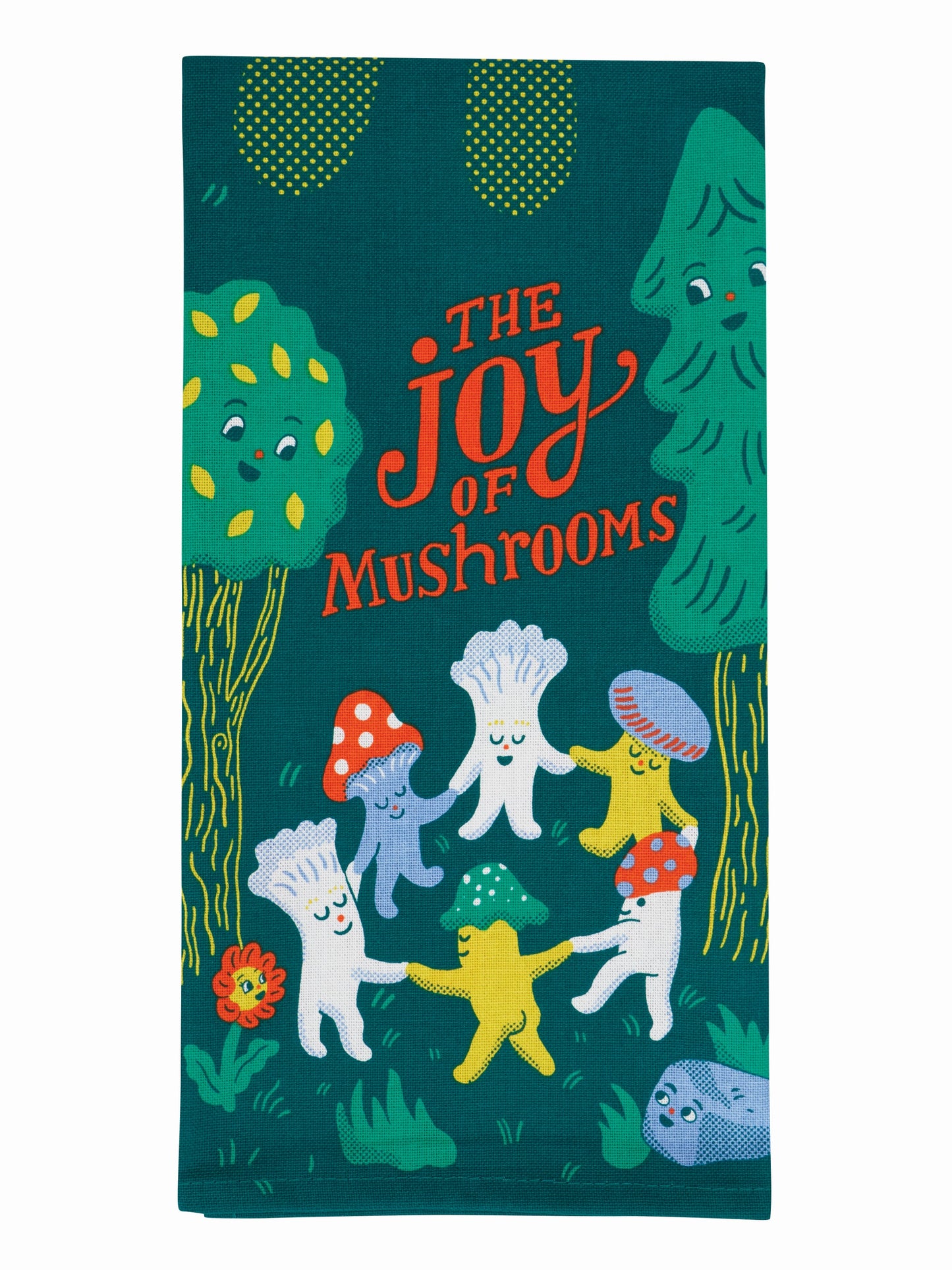Joy Of Mushrooms Dish Towel