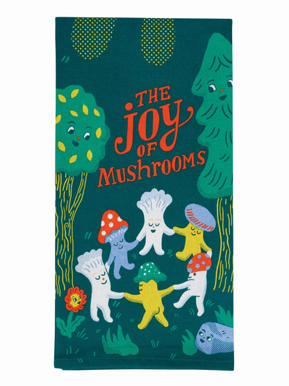 Joy Of Mushrooms Dish Towel