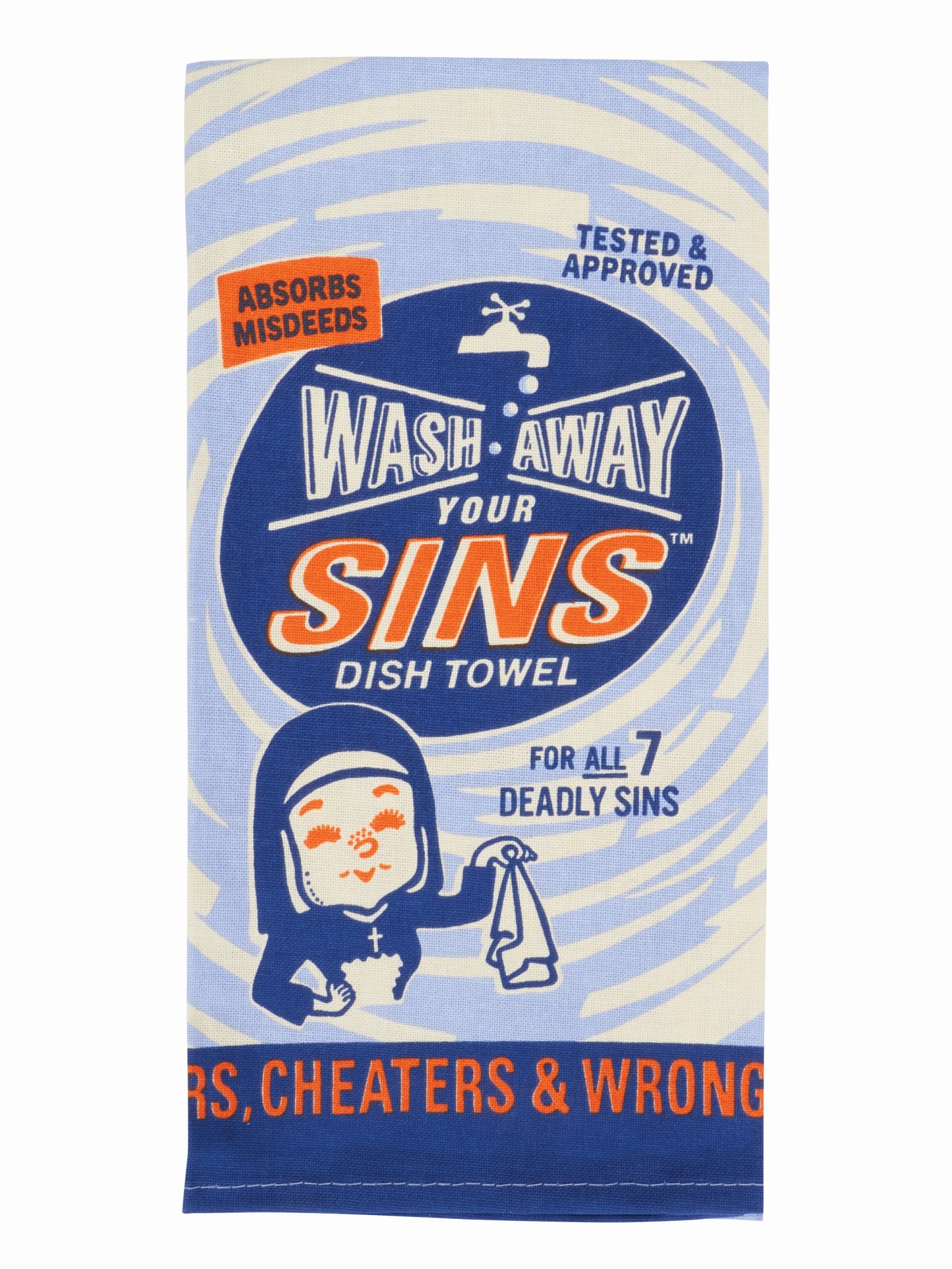Wash Away Your Sins Dish Towel