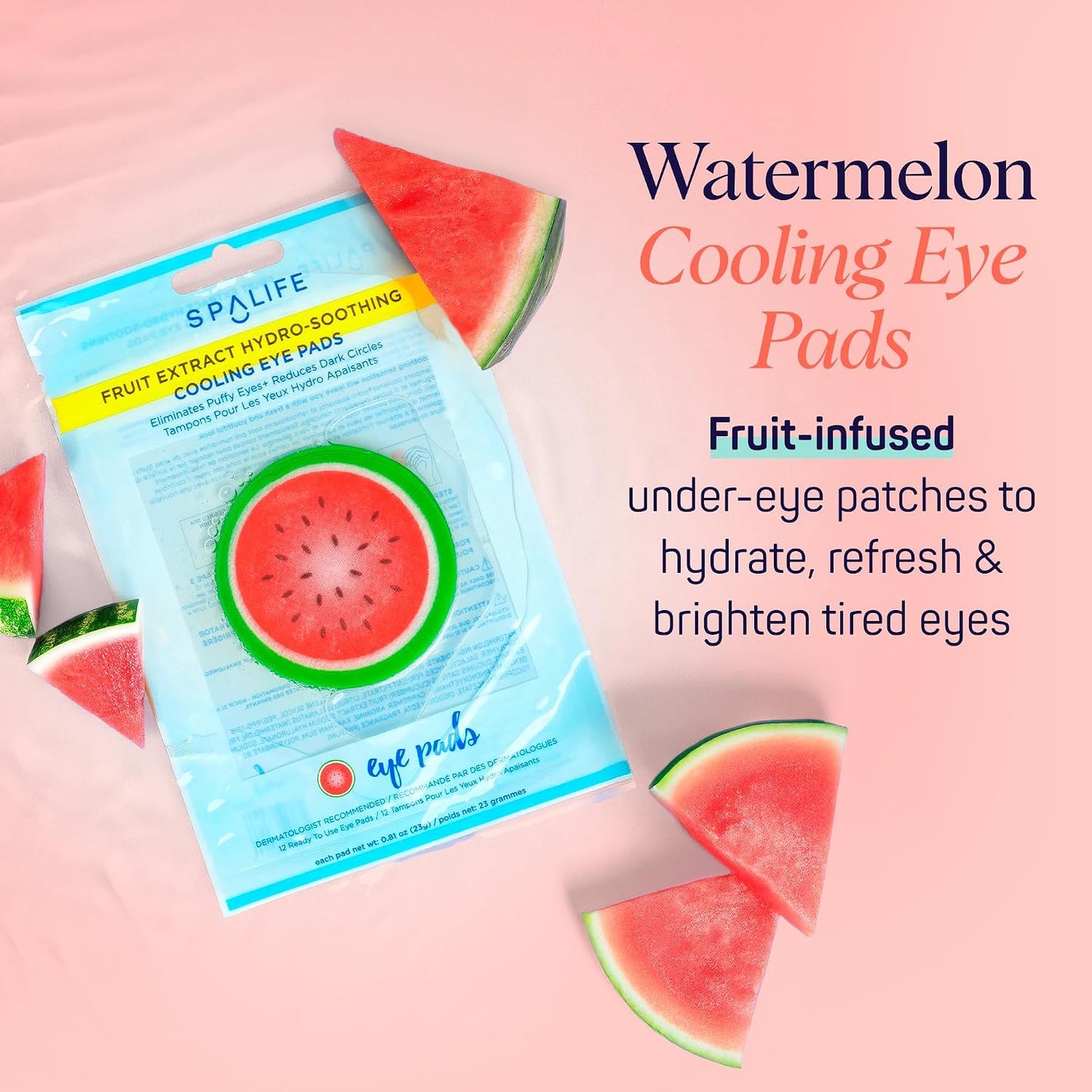Watermelon hydro-Soothing Spa, Cooling Eye Pads