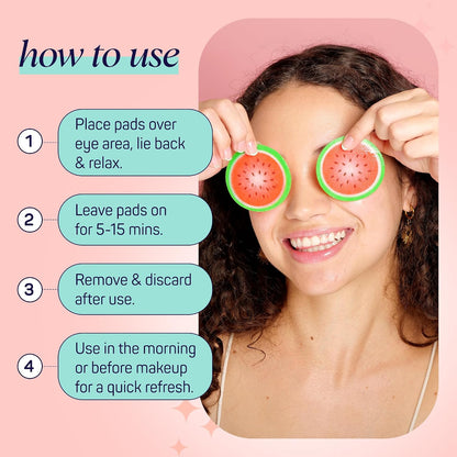 Watermelon hydro-Soothing Spa, Cooling Eye Pads