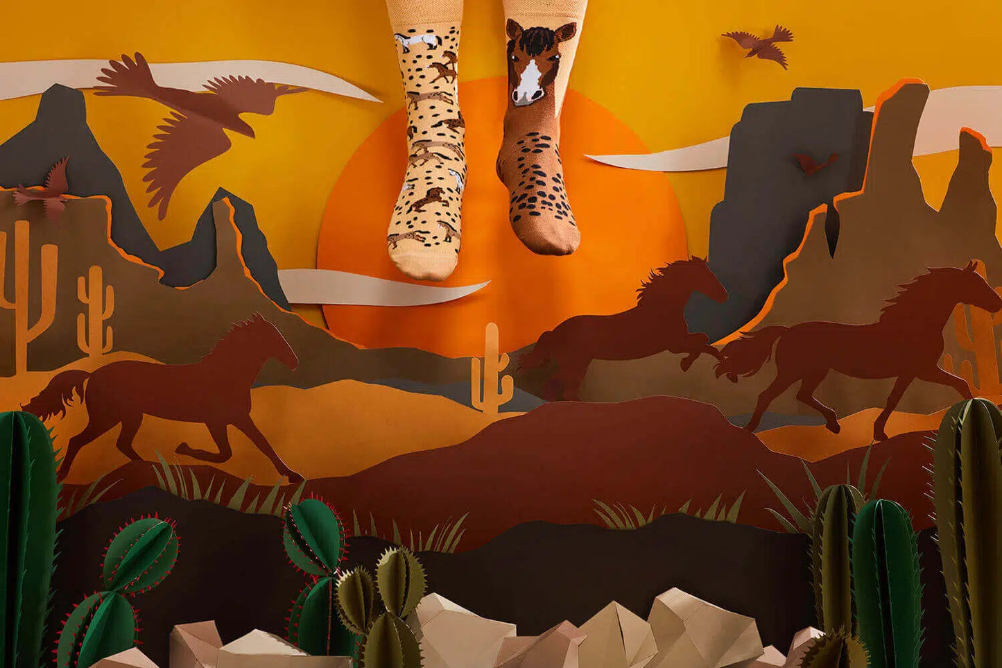 Wild Horse Crew Socks