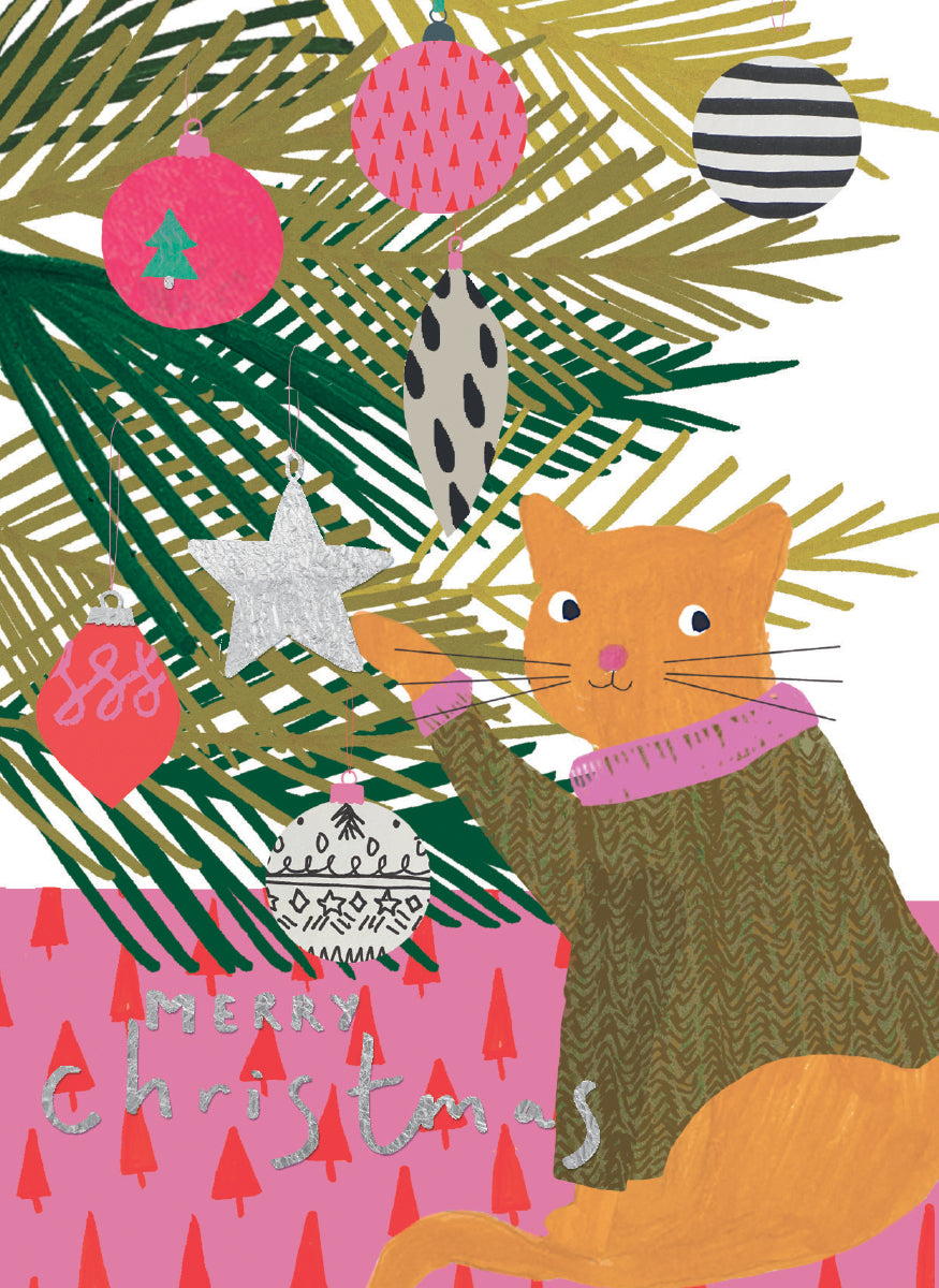 Cat And Tree Card