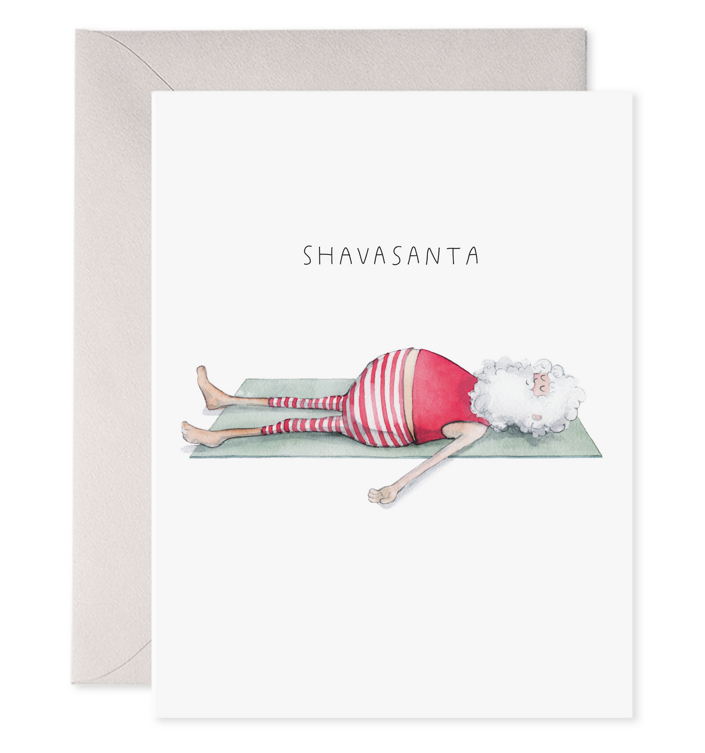 Yoga Santa Card