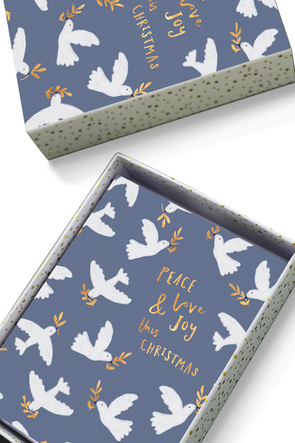 Peace Love And Joy Holiday Boxed Cards