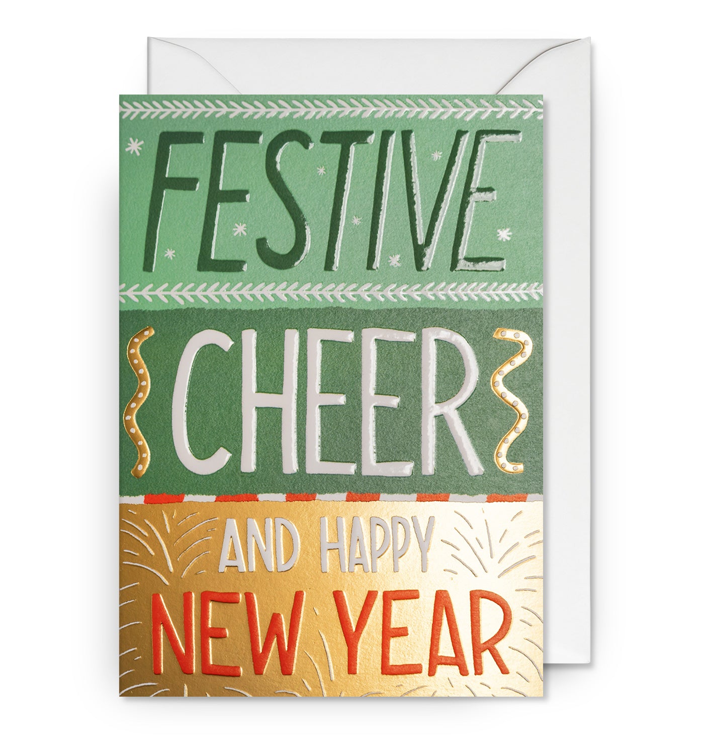 Festive Cheer And Happy New Year Card