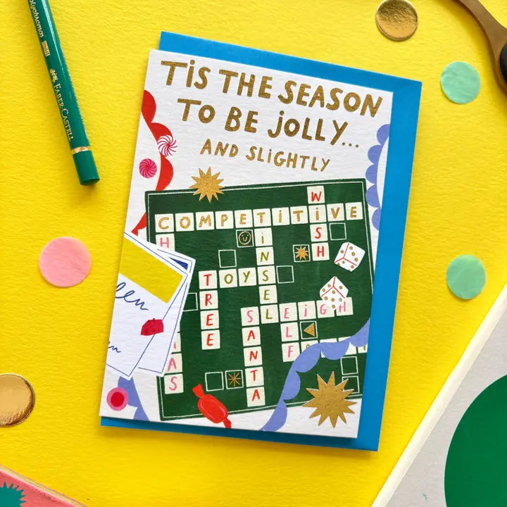 Tis the Season to Be Jolly...and Slightly Competitive Christmas Card