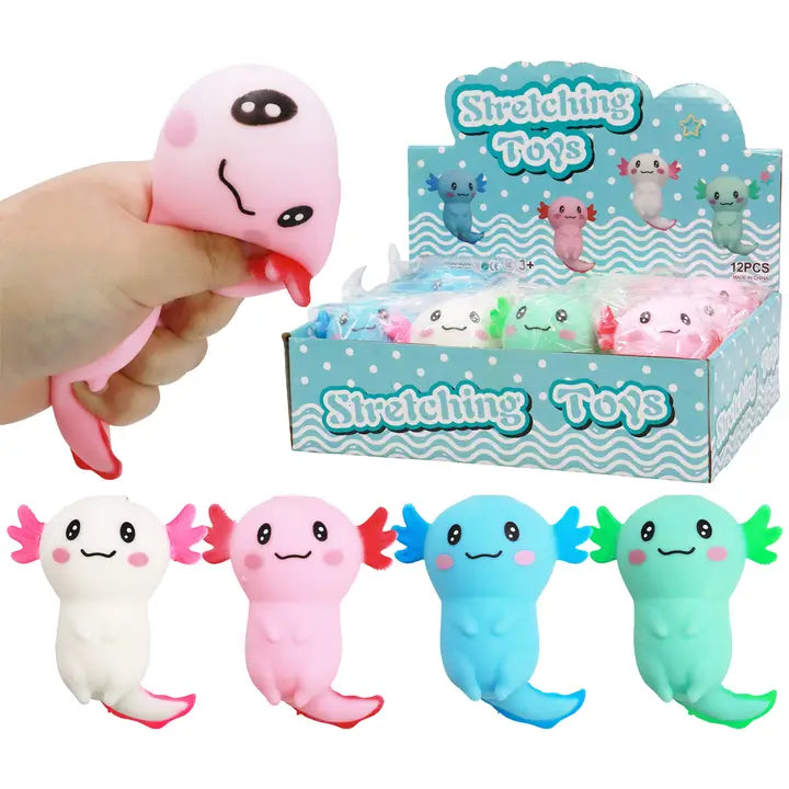Cute Axolotl Fluffy Squishy Toy