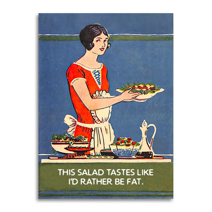 Salad Greeting Card