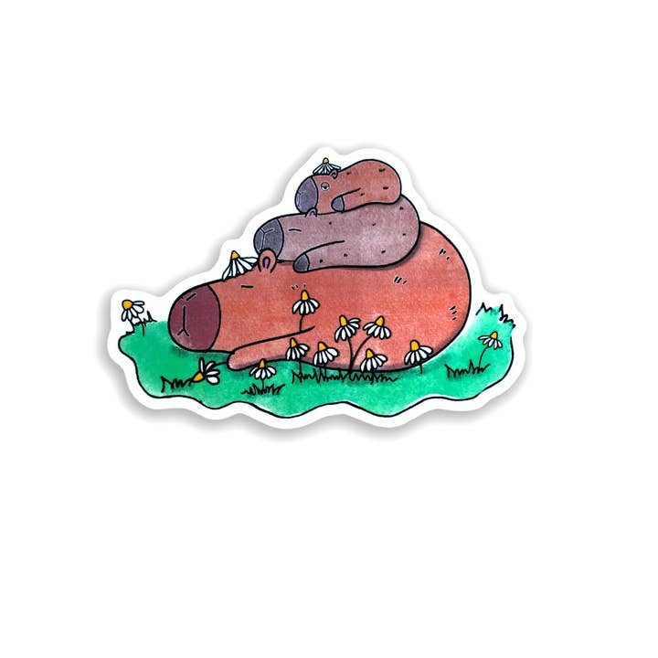 S1 Capybara Sticker Vinyl Sticker