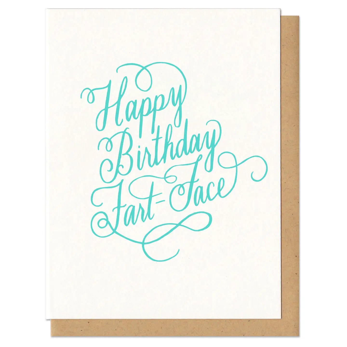 Fart Face Birthday Card