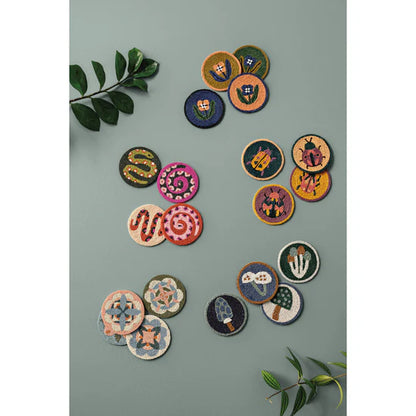 Beaded Form Disco Coaster Set of 4