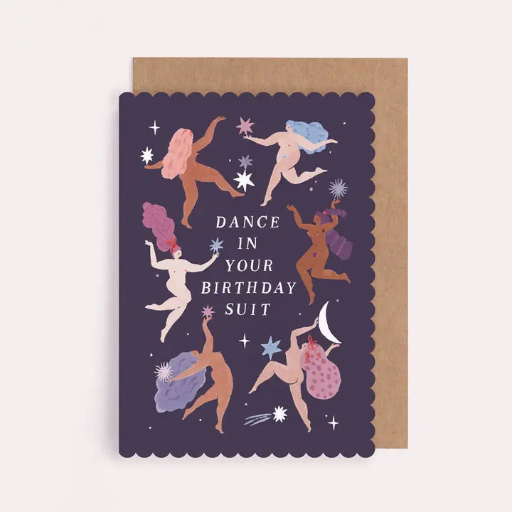 Birthday Suit Birthday Card