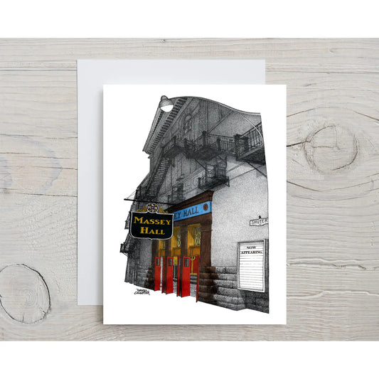Massey Hall Toronto Greeting Card