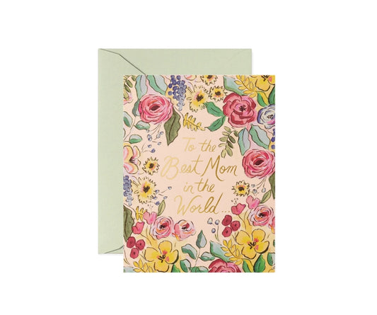 Best Mom In The World Card