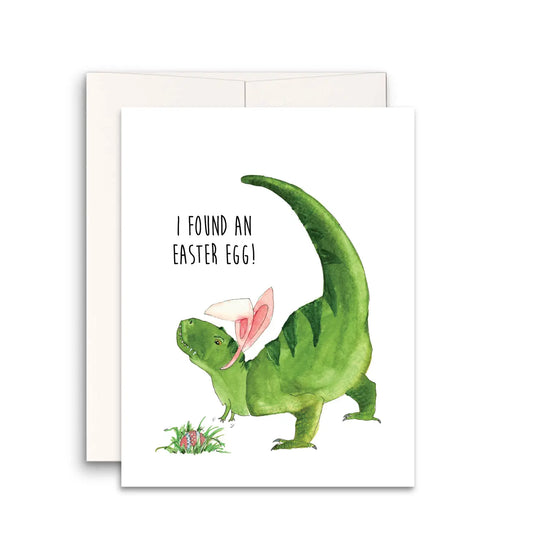 Trex Easter Egg Hunt Easter Card