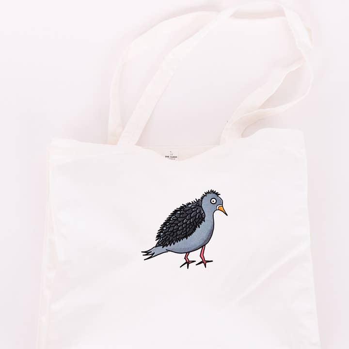 Perturbed Pigeon Tote Bag