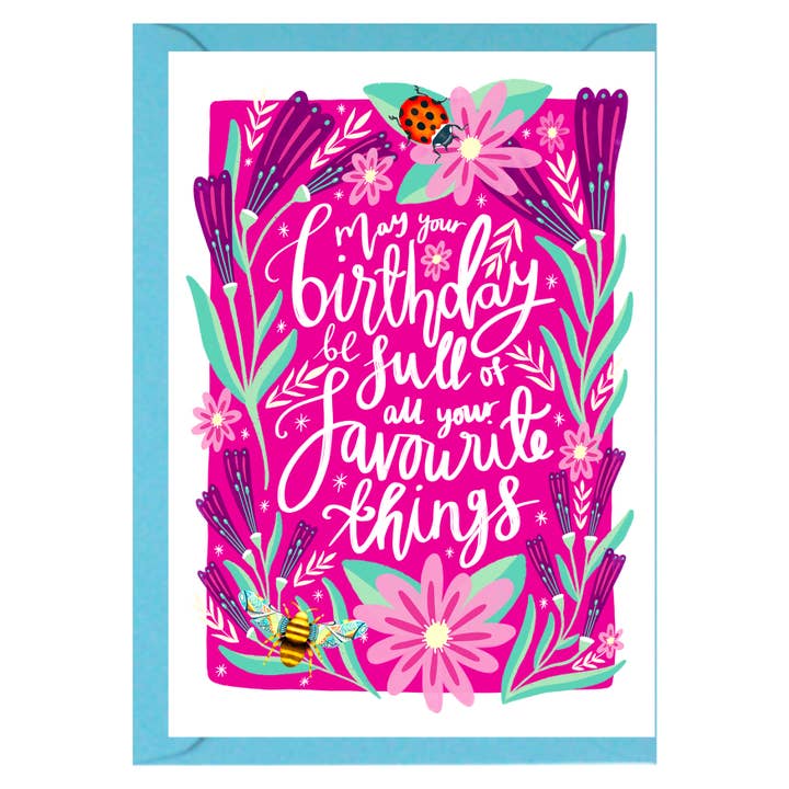 Birthday of Favourite Things Card