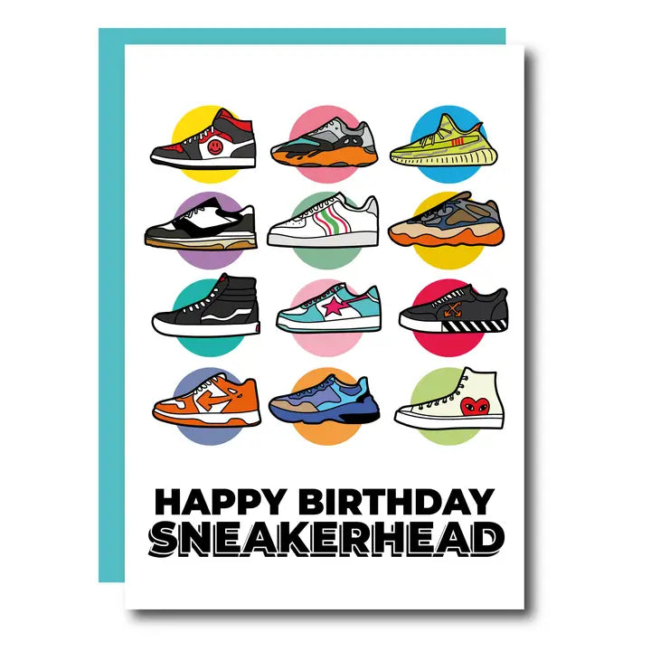 Sneaker Happy Birthday Greeting Card