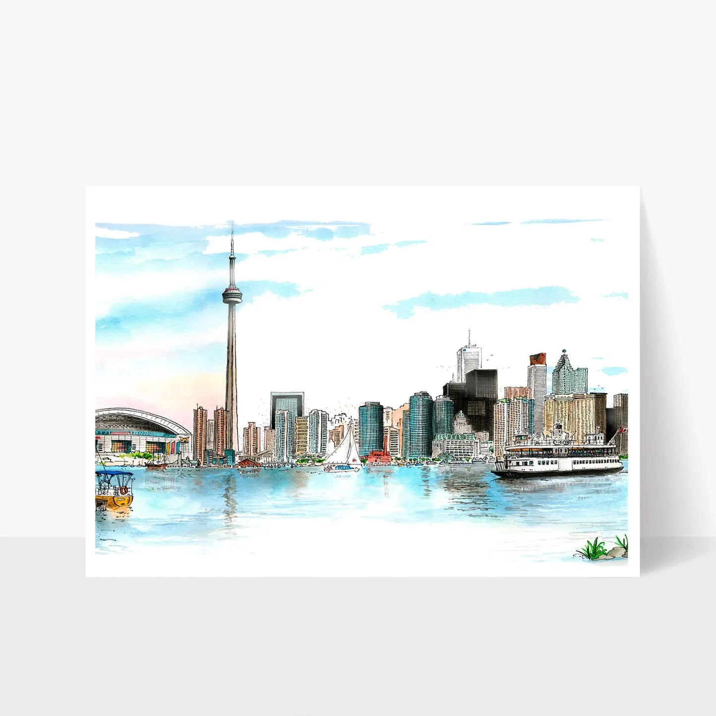 Toronto Skyline Postcard