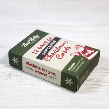 Mini 12 Days of Sarcastic Christmas Boxed Cards