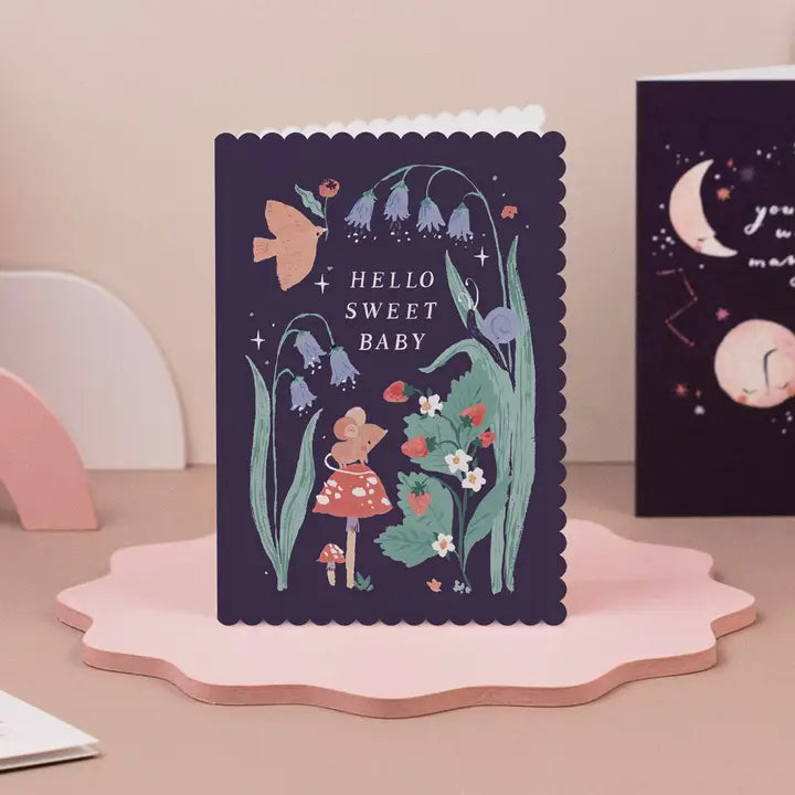 Woodland New Baby Card