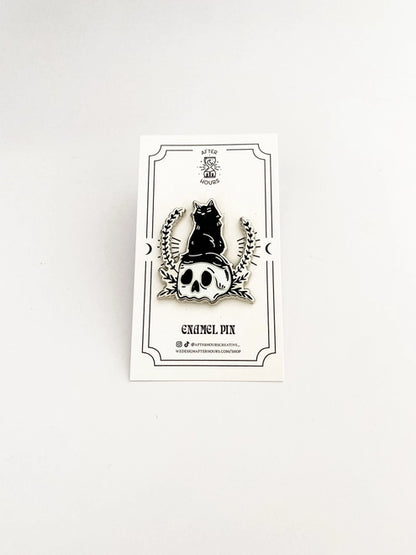 @12 Superstitious (Black Cat) Hard Enamel Pin