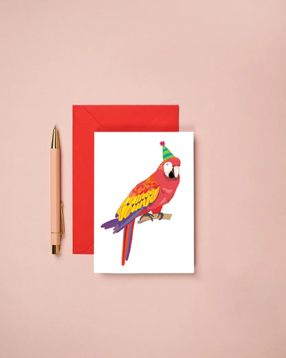 Parrot Birthday Card