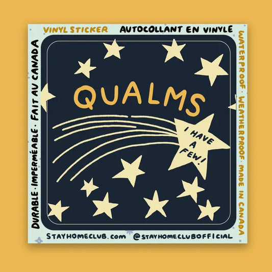 S58 Qualms Sticker Waterproof Vinyl Sticker