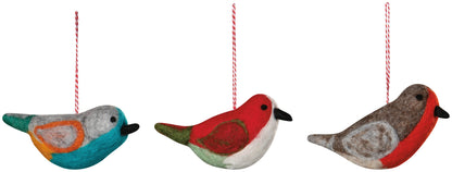 F87 - Felt Bird Ornament