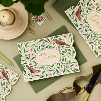 Spring Birds Dad Card