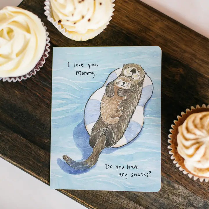 Mom + Snacks Otter Mother's Day Card