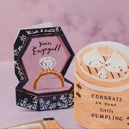 Engagement Ring Box Card