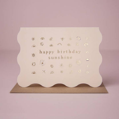 Sunshine Birthday Card