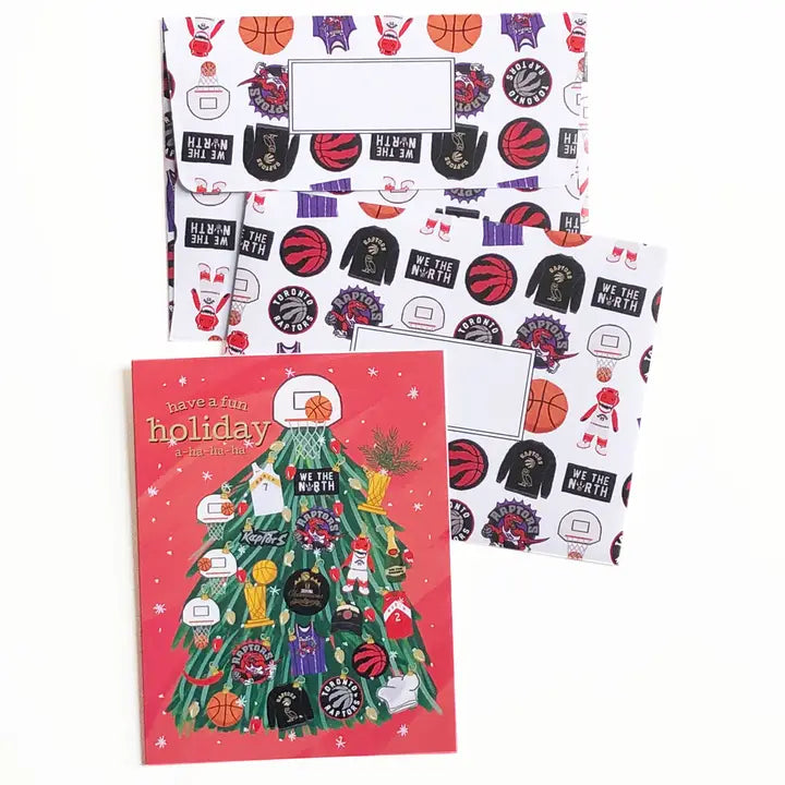 Raptors Holiday Card