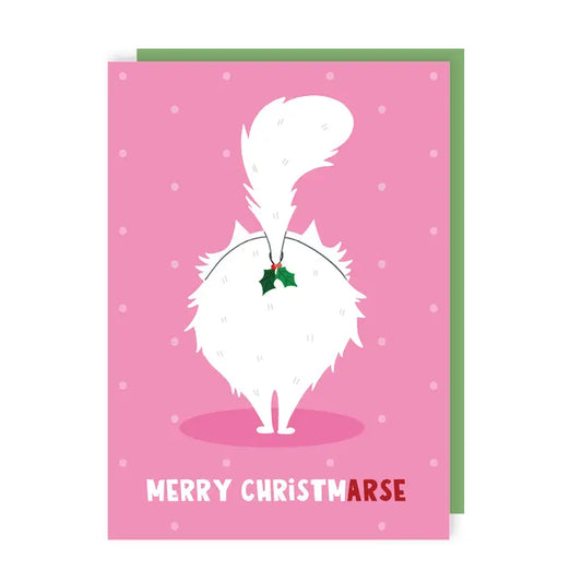 Merry Christm-arse Christmas Card