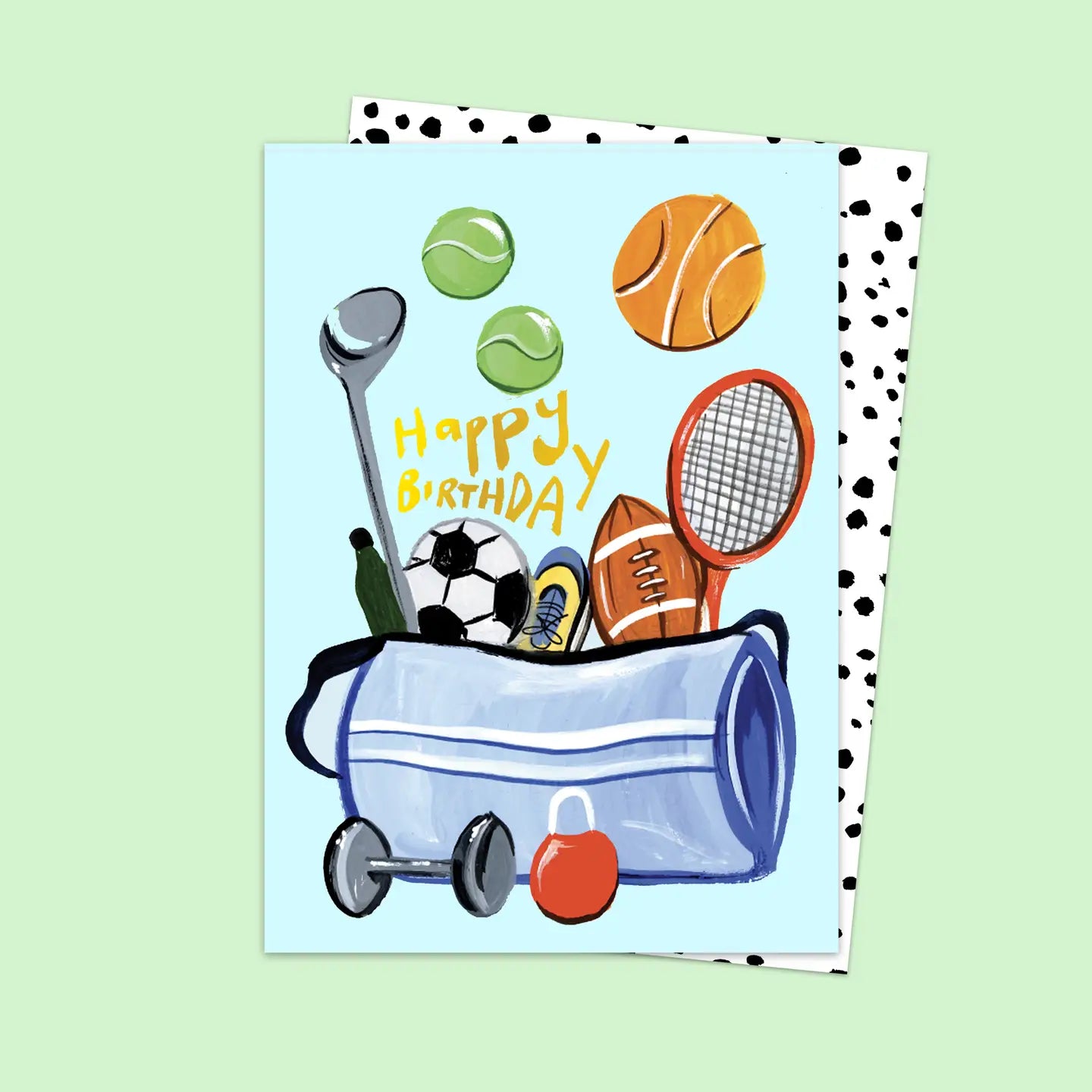 Sports Bag Birthday Card