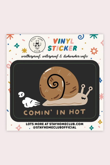 S80 Comin' In Hot Vinyl Sticker