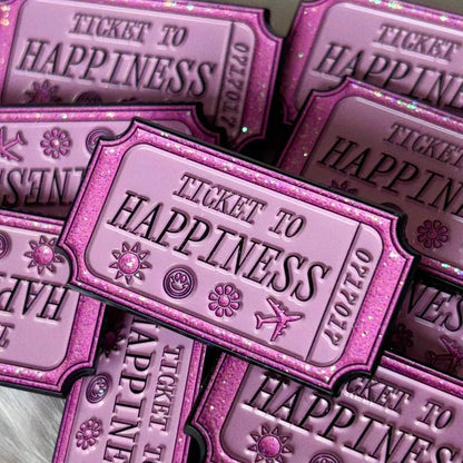 @67 Ticket to Happiness Enamel Pin