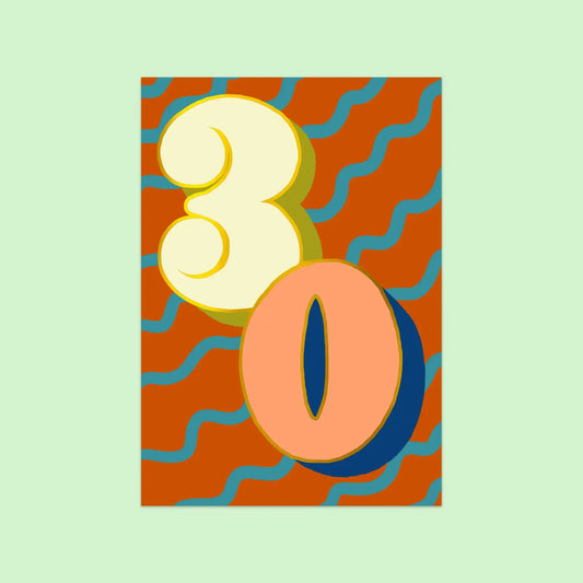 Age 30 Card