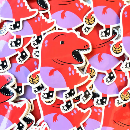 S44 Clumsy Raptor Sticker