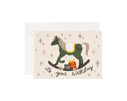 Pony Birthday Greeting Card