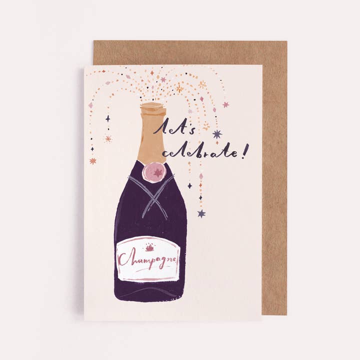 Champagne Celebrate Card