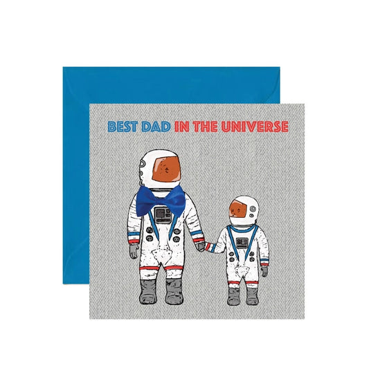 Best Dad in The Universe Father's Day Card