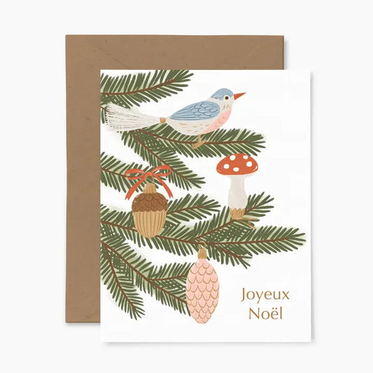 Ornaments Joyeux Noel Card
