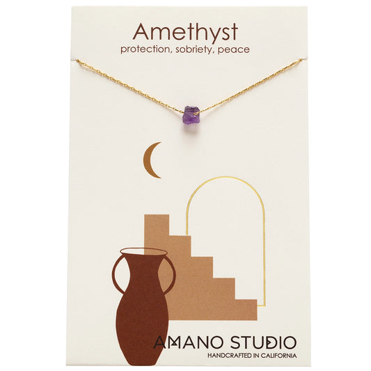 Healing Stones Amethyst Necklace