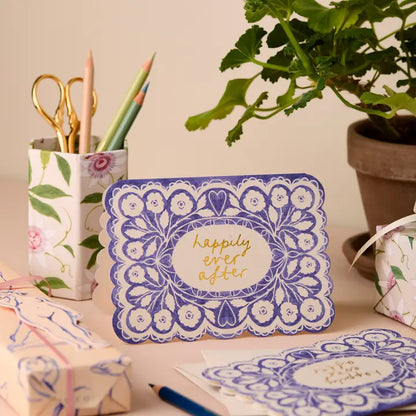 Lace Happily Ever After Card