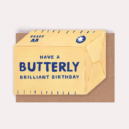Butter Birthday Card