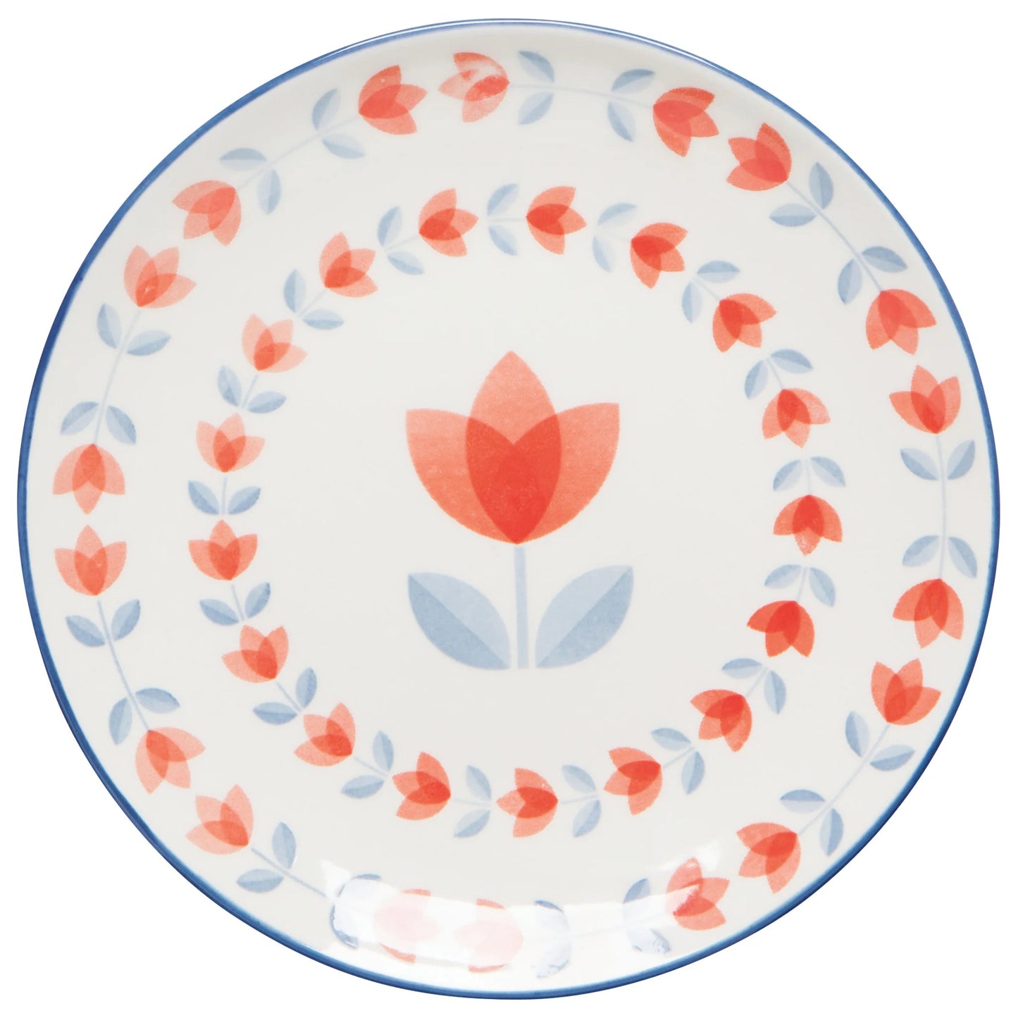 Red Tulip Appetizer Plate 6 inch
