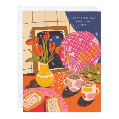 Disco Birthday Card